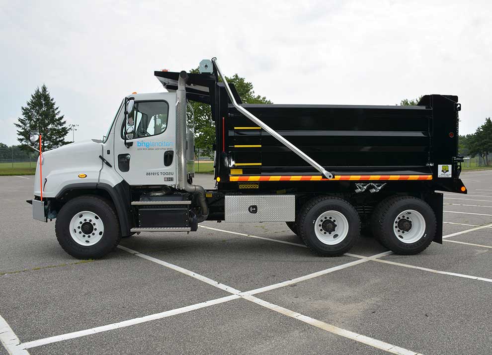 Dump truck in Canada